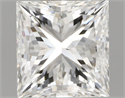 Natural Diamond 1.00 Carats, Princess with  Cut, H Color, VS2 Clarity and Certified by GIA