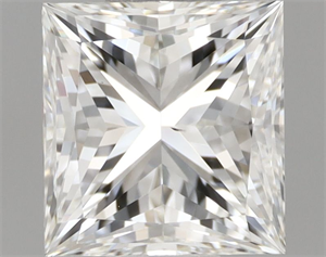 Foto Diamante Natural 1.00 quilates, Princesa , Color H, claridad VS2 y certificado GIA de