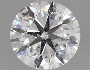Picture of Natural Diamond 0.70 Carats, Round with Very Good Cut, D Color, I1 Clarity and Certified by GIA