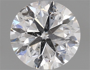 Picture of Natural Diamond 0.70 Carats, Round with Very Good Cut, D Color, I1 Clarity and Certified by GIA