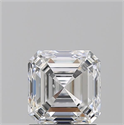 Natural Diamond 1.50 Carats, Asscher with  Cut, F Color, SI2 Clarity and Certified by GIA