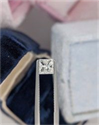 Diamante Natural 0.99 quilates, Princesa , Color G, claridad SI1 y certificado GIA
