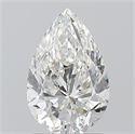 Natural Diamond 1.20 Carats, Pear with  Cut, F Color, SI2 Clarity and Certified by GIA