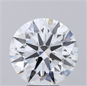 Lab Grown Diamond 6.76 Carats, Round with Ideal Cut, G Color, IF Clarity and Certified by IGI