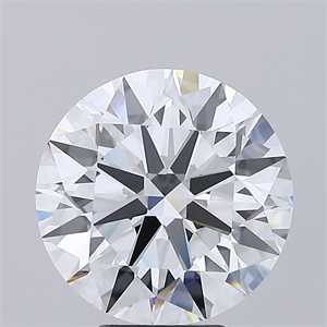 Picture of Lab Grown Diamond 6.76 Carats, Round with Ideal Cut, G Color, IF Clarity and Certified by IGI
