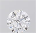 Lab Grown Diamond 1.09 Carats, Round with Ideal Cut, D Color, VVS2 Clarity and Certified by IGI