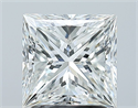 Natural Diamond 2.01 Carats, Princess with  Cut, G Color, SI1 Clarity and Certified by GIA