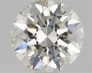 Picture of Natural Diamond 0.73 Carats, Round with Excellent Cut, J Color, VVS1 Clarity and Certified by GIA