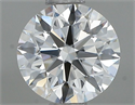 Natural Diamond 0.70 Carats, Round with Excellent Cut, G Color, IF Clarity and Certified by GIA