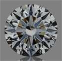 Natural Diamond 0.72 Carats, Round with Excellent Cut, F Color, I1 Clarity and Certified by GIA
