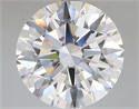 Lab Grown Diamond 6.06 Carats, Round with Ideal Cut, F Color, VVS2 Clarity and Certified by IGI