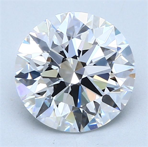 Picture of Natural Diamond 2.33 Carats, Round with Excellent Cut, D Color, IF Clarity and Certified by GIA