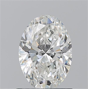 Picture of Natural Diamond 1.01 Carats, Oval with  Cut, H Color, SI2 Clarity and Certified by GIA