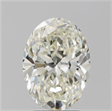 Diamante Natural 3.01 quilates, Ovalado , Color L, claridad VS1 y certificado GIA