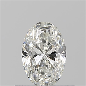 Picture of Natural Diamond 0.50 Carats, Oval with  Cut, H Color, SI2 Clarity and Certified by GIA