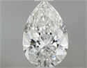 Natural Diamond 0.55 Carats, Pear with  Cut, F Color, VS2 Clarity and Certified by GIA