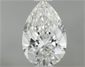 Natural Diamond 0.55 Carats, Pear with  Cut, F Color, VS2 Clarity and Certified by GIA