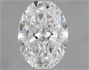 Natural Diamond 0.50 Carats, Oval with  Cut, E Color, VS1 Clarity and Certified by GIA