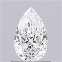 Diamante Natural 0.52 quilates, De pera , Color G, claridad IF y certificado GIA