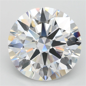 Picture of Lab Grown Diamond 4.33 Carats, Round with Ideal Cut, D Color, IF Clarity and Certified by IGI