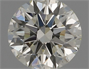 Natural Diamond 0.70 Carats, Round with Excellent Cut, J Color, VS1 Clarity and Certified by IGI