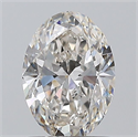 Diamante Natural 1.01 quilates, Ovalado , Color H, claridad VS1 y certificado GIA