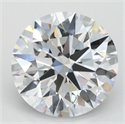 Lab Grown Diamond 3.70 Carats, Round with Ideal Cut, D Color, IF Clarity and Certified by IGI