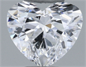 Natural Diamond 0.35 Carats, Heart with  Cut, D Color, VS1 Clarity and Certified by GIA
