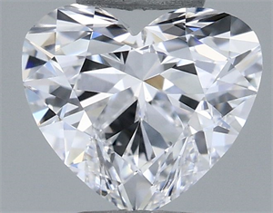 Picture of Natural Diamond 0.35 Carats, Heart with  Cut, D Color, VS1 Clarity and Certified by GIA