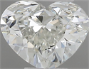 Natural Diamond 0.38 Carats, Heart with  Cut, G Color, VS1 Clarity and Certified by IGI