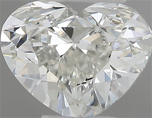 Picture of Natural Diamond 0.38 Carats, Heart with  Cut, G Color, VS1 Clarity and Certified by IGI