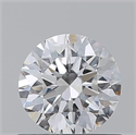 Diamante Natural 0.65 quilates, Redondo , Color F, claridad IF y certificado GIA