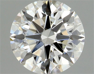 Picture of Natural Diamond 0.70 Carats, Round with Excellent Cut, I Color, VVS2 Clarity and Certified by GIA