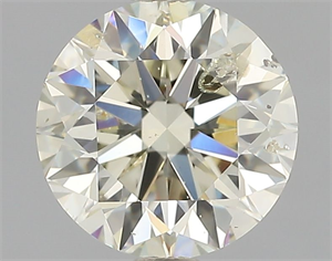 Picture of Natural Diamond 1.32 Carats, Round with Very Good Cut, N Color, I1 Clarity and Certified by GIA