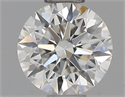Natural Diamond 0.40 Carats, Round with Excellent Cut, H Color, VVS2 Clarity and Certified by GIA