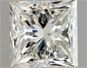 Natural Diamond 1.01 Carats, Princess with  Cut, I Color, SI1 Clarity and Certified by GIA