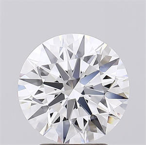 Picture of Lab Grown Diamond 3.00 Carats, Round with Excellent Cut, D Color, FL Clarity and Certified by GIA