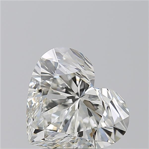 Picture of Natural Diamond 2.10 Carats, Heart with  Cut, H Color, VVS2 Clarity and Certified by GIA
