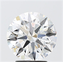 Lab Grown Diamond 3.04 Carats, Round with Ideal Cut, F Color, VVS2 Clarity and Certified by IGI