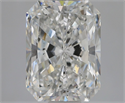 Natural Diamond 2.50 Carats, Radiant with  Cut, G Color, SI1 Clarity and Certified by GIA