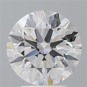 Picture of Lab Grown Diamond 3.50 Carats, Round with Excellent Cut, E Color, VS1 Clarity and Certified by IGI