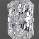 Natural Diamond 0.60 Carats, Radiant with  Cut, E Color, VS1 Clarity and Certified by GIA