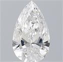 Diamante Natural 0.86 quilates, De pera , Color E, claridad VS2 y certificado GIA