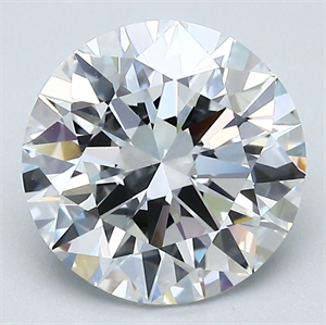 Picture of Natural Diamond 2.51 Carats, Round with Excellent Cut, E Color, VS1 Clarity and Certified by GIA