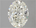 Natural Diamond 2.00 Carats, Oval with  Cut, K Color, SI1 Clarity and Certified by GIA