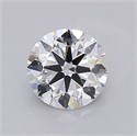 Lab Grown Diamond 1.01 Carats, Round with Ideal Cut, E Color, VS1 Clarity and Certified by IGI
