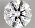 Lab Grown Diamond 4.37 Carats, Round with Ideal Cut, D Color, VS1 Clarity and Certified by IGI