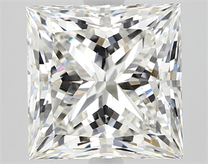 Foto Diamante Natural 2.58 quilates, Princesa , Color H, claridad VS2 y certificado GIA de