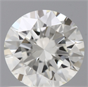 Natural Diamond 0.70 Carats, Round with Excellent Cut, J Color, VVS2 Clarity and Certified by GIA