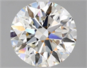 Diamante Natural 1.52 quilates, Redondo , Color J, claridad VVS1 y certificado GIA